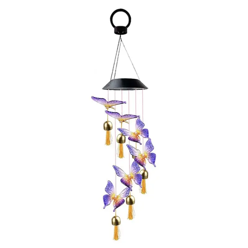 Solar butterfly wind chime solar bell butterfly light outdoor solar chandelier gardening garden outdoor ornaments
Solar butterfly wind chime solar bell butterfly light outdoor solar chandelier gardening garden outdoor ornaments