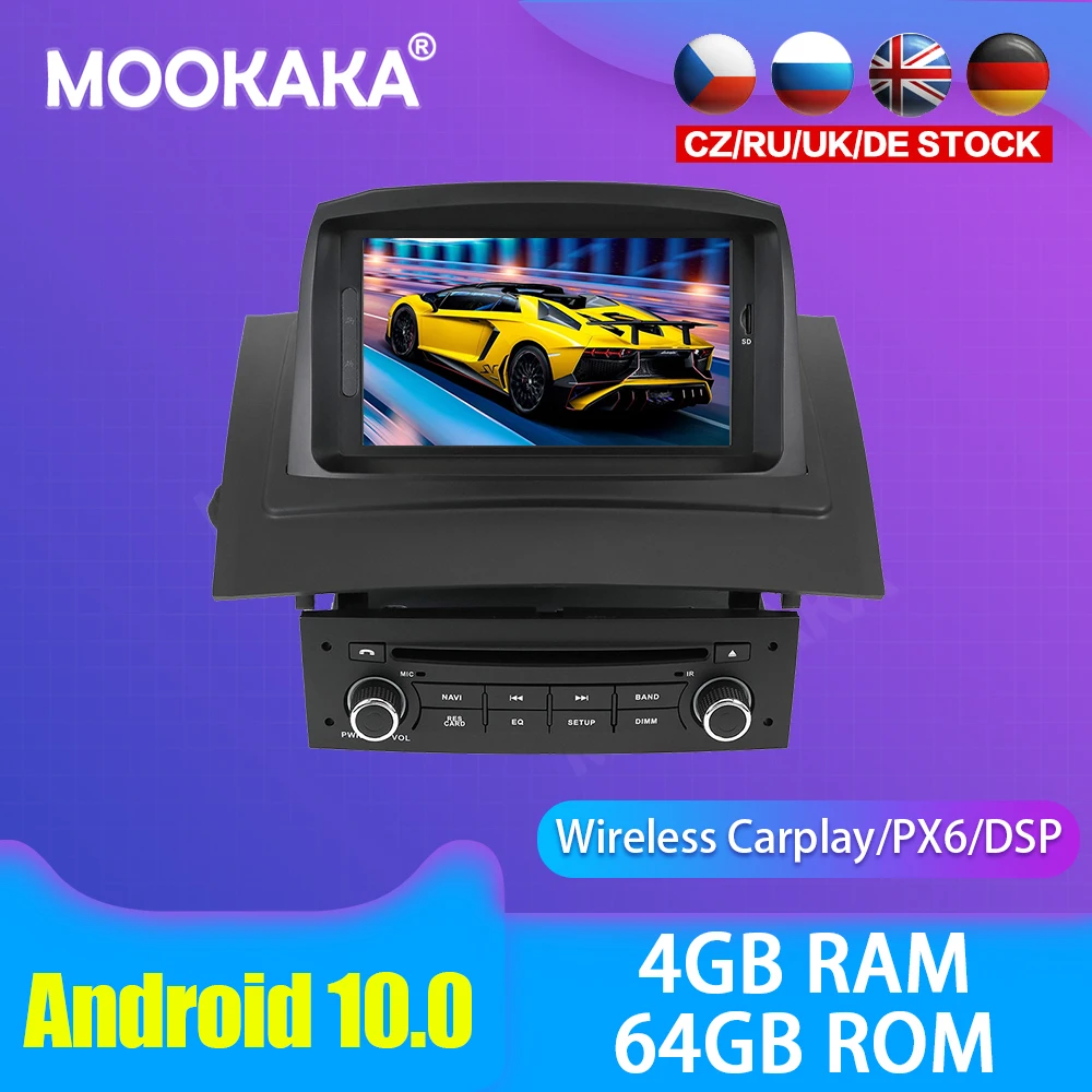 Android 10.0 Car multimedia DVD Player GPS Radio For Renault Megane 2 Fluence 2002-2008 GPS Navigation Stereo DSP Audio PX6
Android 10.0 Car multimedia DVD Player GPS Radio For Renault Megane 2 Fluence 2002-2008 GPS Navigation Stereo DSP Audio PX6