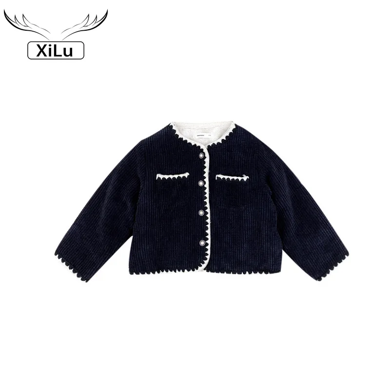 Girls' Jacket Autumn and Winter Plus Velvet Small Fragrance Baby Corduroy Jacket Girls Jackets Toddler Fall Clothes Clothes
Girls' Jacket Autumn and Winter Plus Velvet Small Fragrance Baby Corduroy Jacket Girls Jackets Toddler Fall Clothes Clothes