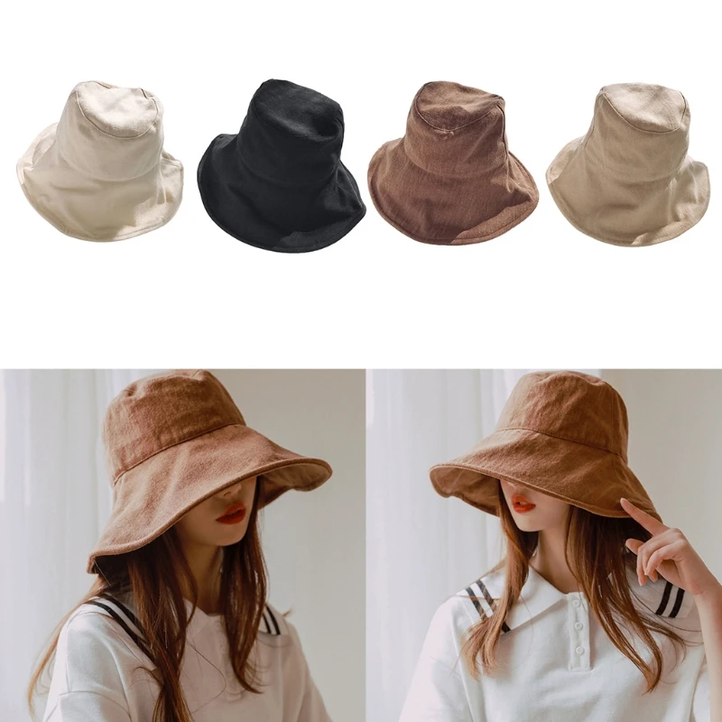 Womens Adult Hat Summer Sunscreen New Cotton Sun Bucket Cap with Wide Edge for Beach Daily Travel Outdoor 68UA
Womens Adult Hat Summer Sunscreen New Cotton Sun Bucket Cap with Wide Edge for Beach Daily Travel Outdoor 68UA