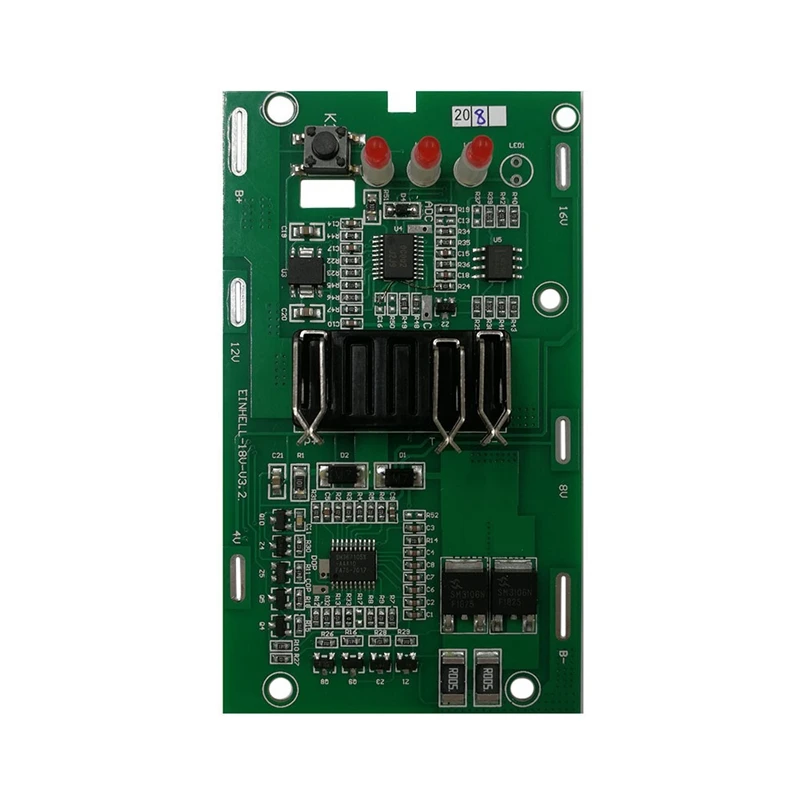 4511396 Li-Ion Battery Charging Protection Circuit Board Pcb Board for Einhell Power X-Change 18V 20V Lithium
4511396 Li-Ion Battery Charging Protection Circuit Board Pcb Board for Einhell Power X-Change 18V 20V Lithium