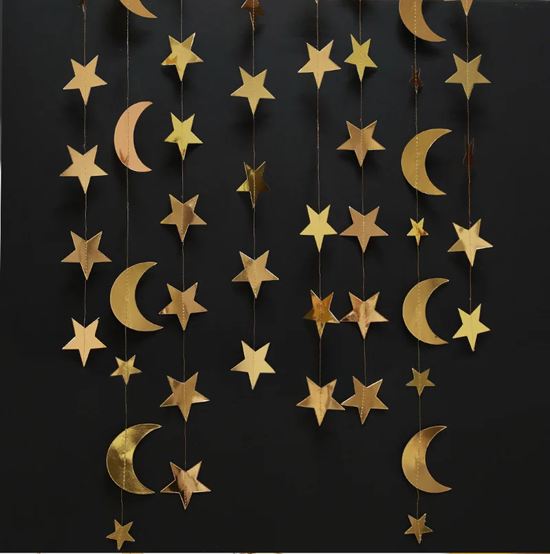 Ramadan Decoration 4M Star Moon Paper Garland Eid Mubarak Islamic Muslim Party Gifts Eid Al Adha Baby Shower Wedding Decoration
Ramadan Decoration 4M Star Moon Paper Garland Eid Mubarak Islamic Muslim Party Gifts Eid Al Adha Baby Shower Wedding Decoration