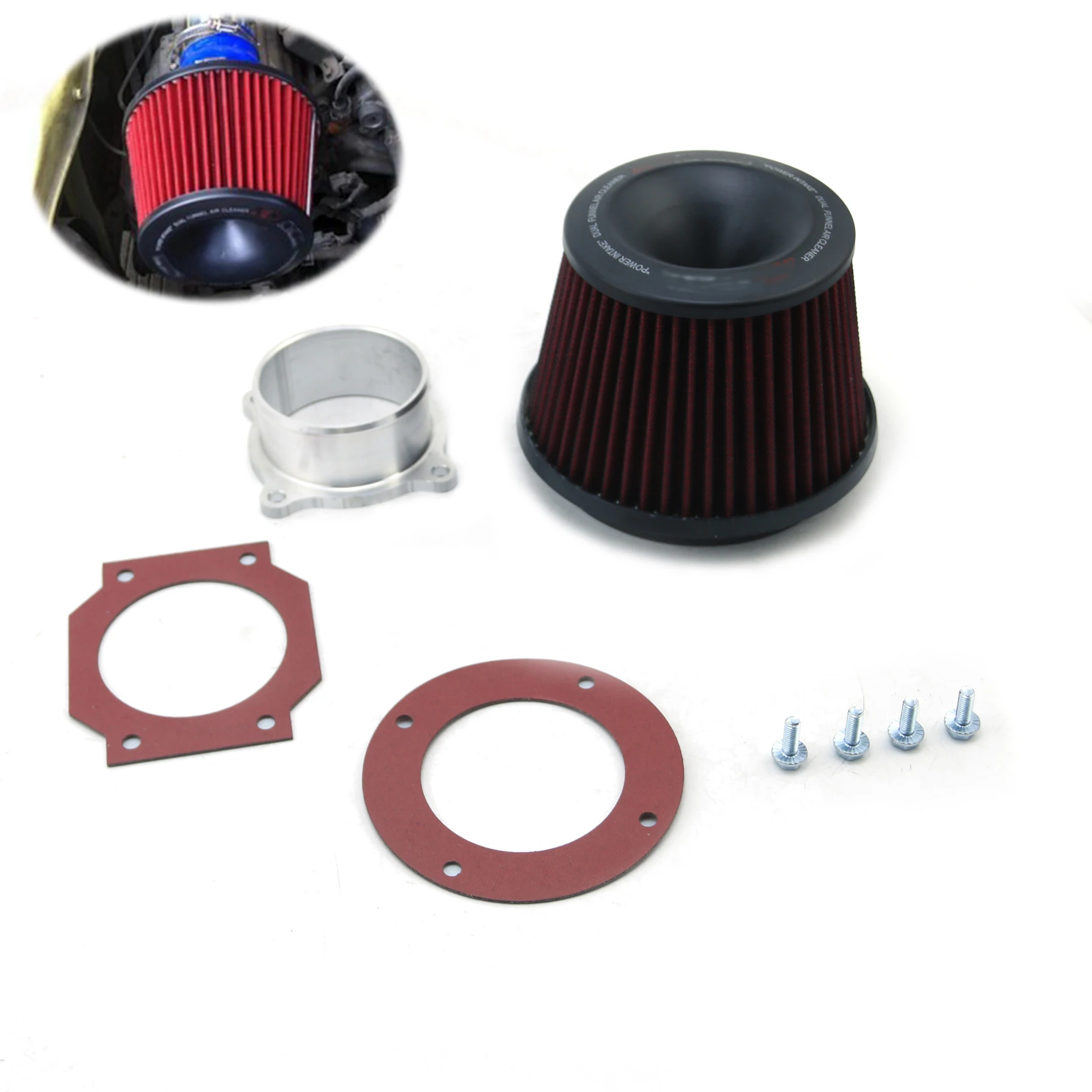 Universal Vehicle Intake Air Filter 75mm Dual Funnel Adapter Parts Accessories Cleaner Protect Your Piston APEXI 
Universal Vehicle Intake Air Filter 75mm Dual Funnel Adapter Parts Accessories Cleaner Protect Your Piston APEXI
