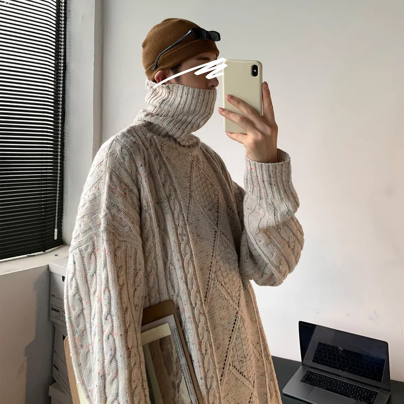 Свитер мужской вязаный, зимний, теплый, с высоким воротом, BD50TS
Свитер мужской вязаный, зимний, теплый, с высоким воротом, BD50TS