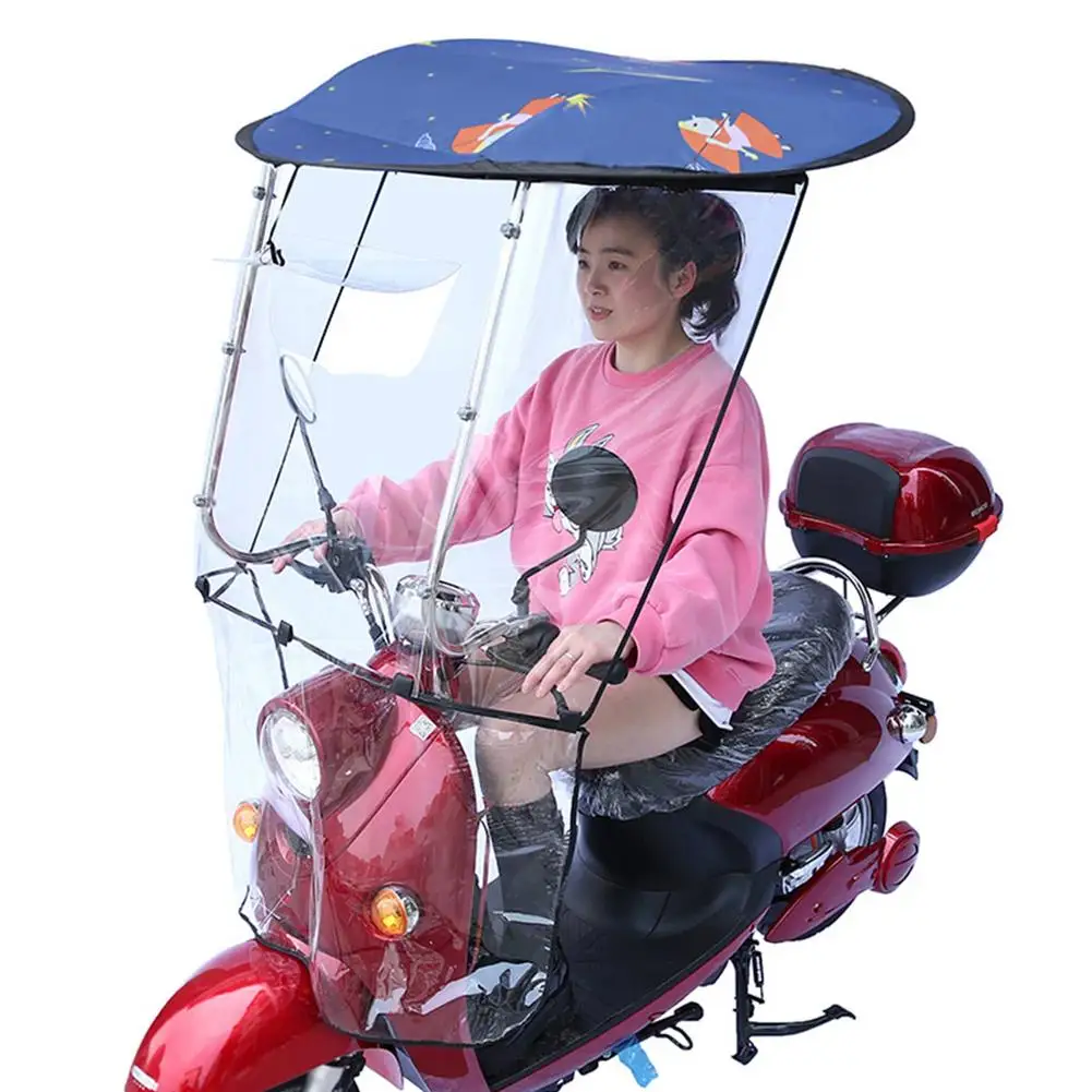 Electric Motorcycle Transparent Awning Tent Motorcycles Electric Scooters Canopy Rain Shelter Sunshade Cover Sun Protection 
Electric Motorcycle Transparent Awning Tent Motorcycles Electric Scooters Canopy Rain Shelter Sunshade Cover Sun Protection