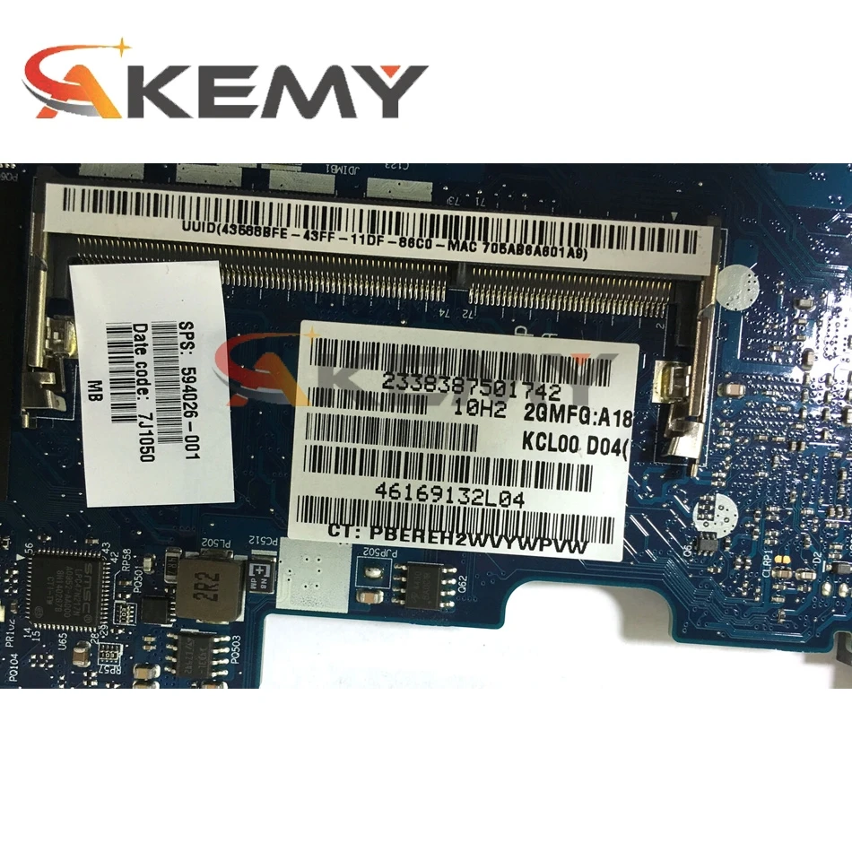 AKemy Laptop Motherboard For HP Elitebook 8440W 8440P Mainboard 594026-001 KCL00 LA-4901P N10M-NS-S-B1 QM57 DDR3
AKemy Laptop Motherboard For HP Elitebook 8440W 8440P Mainboard 594026-001 KCL00 LA-4901P N10M-NS-S-B1 QM57 DDR3