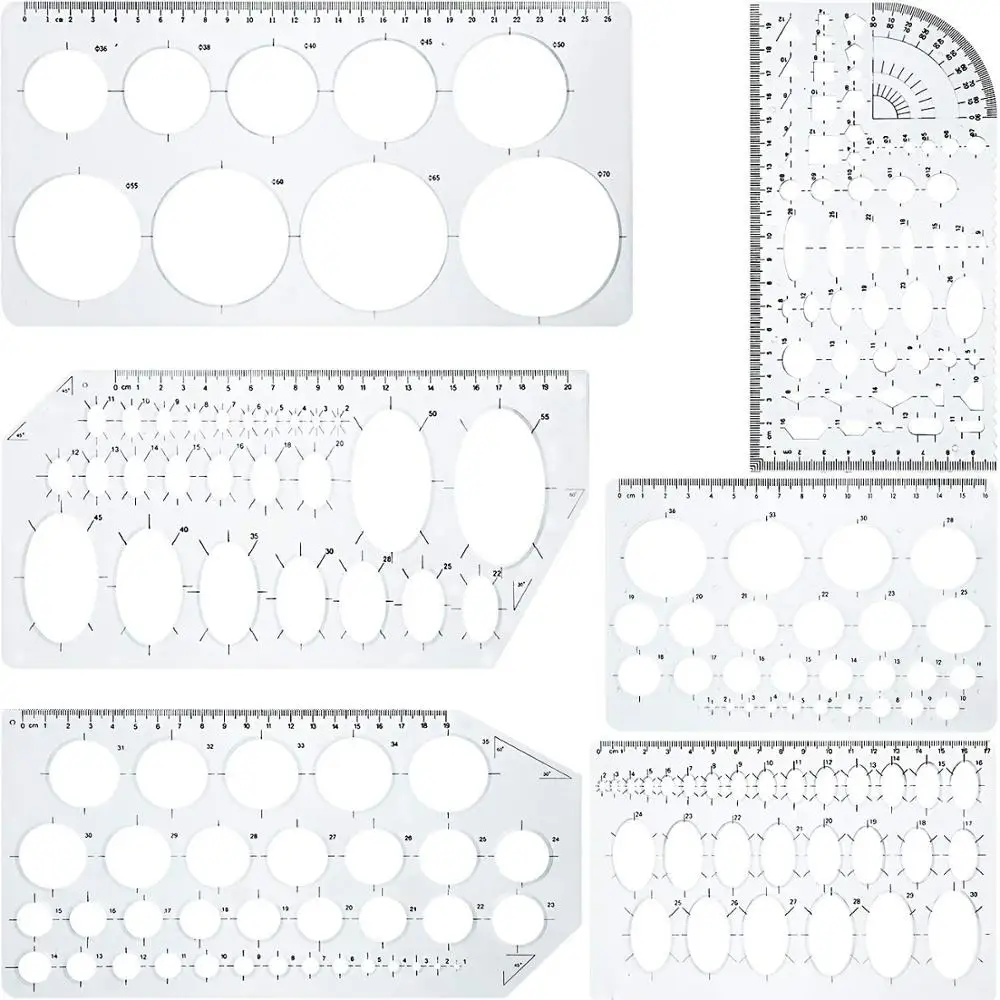 Plastic Circle Drawing Template Stencil Measuring Template Ruler Clear Plastic French Curves For Office School Drafting Drawing
Plastic Circle Drawing Template Stencil Measuring Template Ruler Clear Plastic French Curves For Office School Drafting Drawing