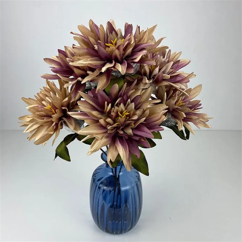 6P Fake European Dahlia 21.26" Length Simulation Autumn Oriental Daisy for Wedding Home Decorative Artificial Flowers
6P Fake European Dahlia 21.26" Length Simulation Autumn Oriental Daisy for Wedding Home Decorative Artificial Flowers