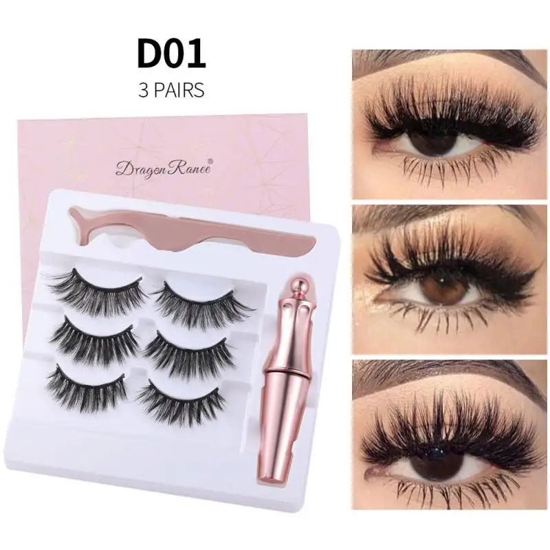 3 Pairs Magnetic False Eyelashes With Eyelash Tweezers And Magnetic Eyeliner Set Waterproof Long-Lasting Eyelash Extension TSLM1
3 Pairs Magnetic False Eyelashes With Eyelash Tweezers And Magnetic Eyeliner Set Waterproof Long-Lasting Eyelash Extension TSLM1
