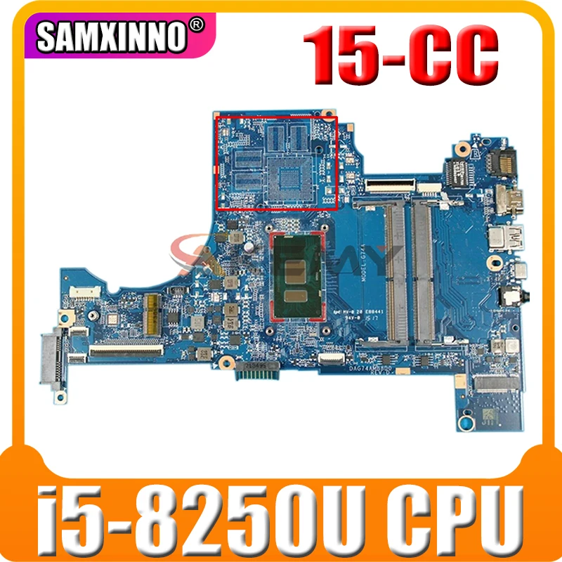 For HP Pavilion 15-CC Laptop Motherboard With SR3LA i5-8250u CPU 935890-601 935890-001 DAG74AMB8D0 DDR4 MB 100% Tested Fast Ship
For HP Pavilion 15-CC Laptop Motherboard With SR3LA i5-8250u CPU 935890-601 935890-001 DAG74AMB8D0 DDR4 MB 100% Tested Fast Ship
