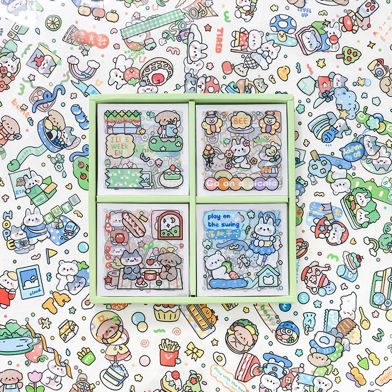 1packs/LOT the animal class went on an outing series Creative decoration DIY adhesive stationery PVC sticker
1packs/LOT the animal class went on an outing series Creative decoration DIY adhesive stationery PVC sticker