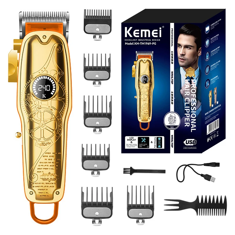 kemei 1969 adjustable powerful rechargeable hair clipper electric beard hair trimmer for men hair cutting machine lithium
kemei 1969 adjustable powerful rechargeable hair clipper electric beard hair trimmer for men hair cutting machine lithium