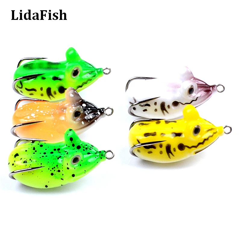 LIDAFISH Brand Thunder Frog Artificial 54mm 11.6g Soft Frog Bait Fishing Lures Professional Black Fish Killers Double Hooks
LIDAFISH Brand Thunder Frog Artificial 54mm 11.6g Soft Frog Bait Fishing Lures Professional Black Fish Killers Double Hooks