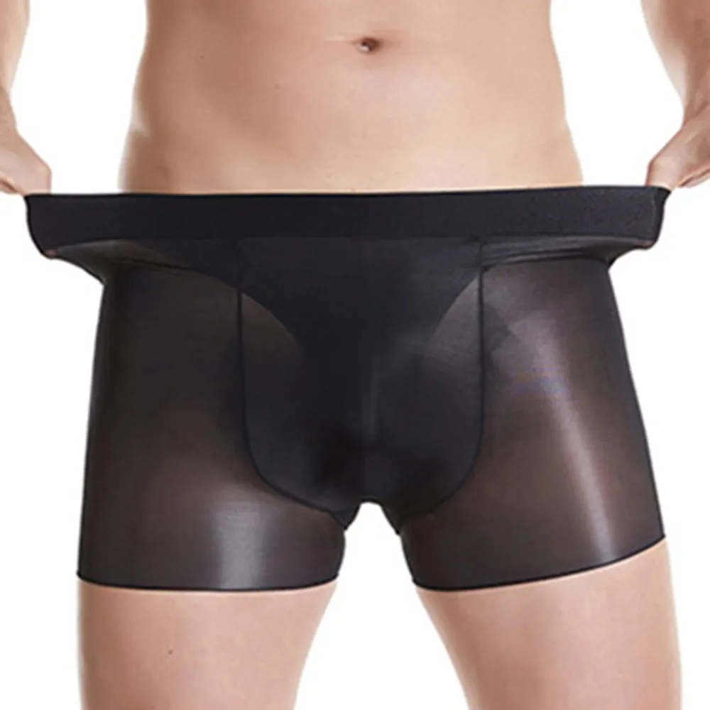 Novelty Men's Oily Boxers Sexy Underwear Man Seamless Panties Transparent Boxershort Man U-bulge Pantie Sexy Man Invisible Brief
Novelty Men's Oily Boxers Sexy Underwear Man Seamless Panties Transparent Boxershort Man U-bulge Pantie Sexy Man Invisible Brief