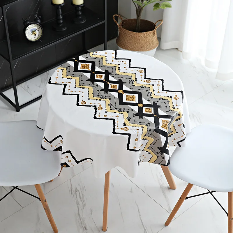 Proud Rose Nordic Round Tablecloth Waterproof Oil-Proof PVC Tablecloth Small Round Tea Table Cover Dining Table Cloth
Proud Rose Nordic Round Tablecloth Waterproof Oil-Proof PVC Tablecloth Small Round Tea Table Cover Dining Table Cloth
