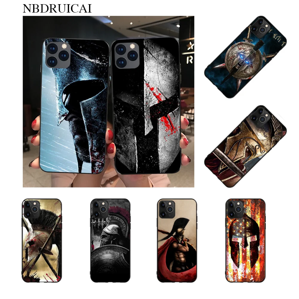 NBDRUICAI spartan warrior Black TPU Soft Phone Case Cover for iPhone 11 pro XS MAX 8 7 6 6S Plus X 5S SE XR case
NBDRUICAI spartan warrior Black TPU Soft Phone Case Cover for iPhone 11 pro XS MAX 8 7 6 6S Plus X 5S SE XR case