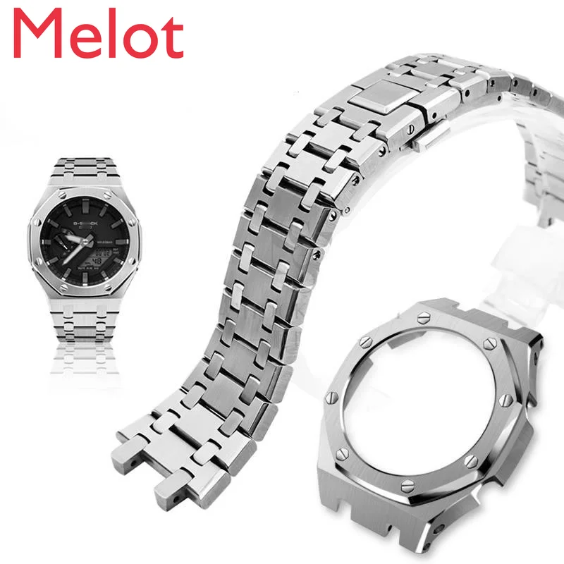 High-End Luxury GA-2100 Modified AP Oak Stainless Steel Watch Case Strap Metal Watch Accessories Home Accessories
High-End Luxury GA-2100 Modified AP Oak Stainless Steel Watch Case Strap Metal Watch Accessories Home Accessories