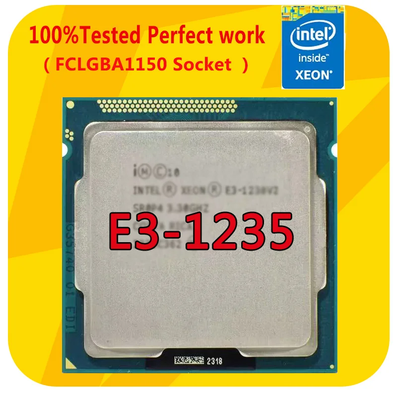 

E3-1235 Intel Xeon E3-1235 3.2GHZ Quad-Core CPU Processor 8M 95W LGA1155 for B75 H61 motherboard