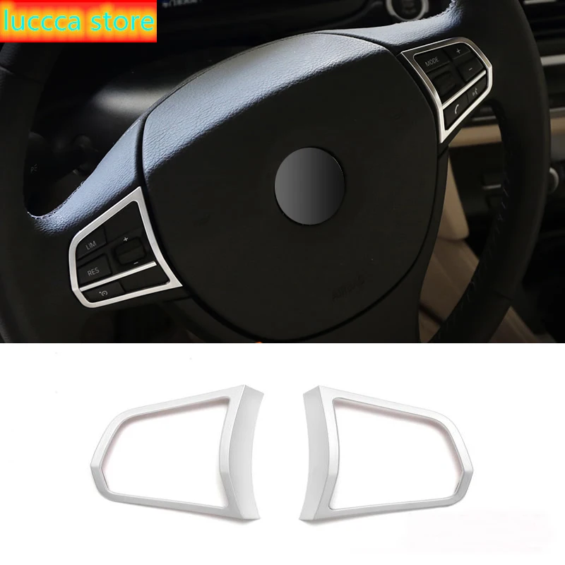 Chrome Steering Wheel Buttons Cover Trim Car Styling Interior Decoration Sequins Stickers Accessories for BMW 5 7 series F10 F01
Chrome Steering Wheel Buttons Cover Trim Car Styling Interior Decoration Sequins Stickers Accessories for BMW 5 7 series F10 F01