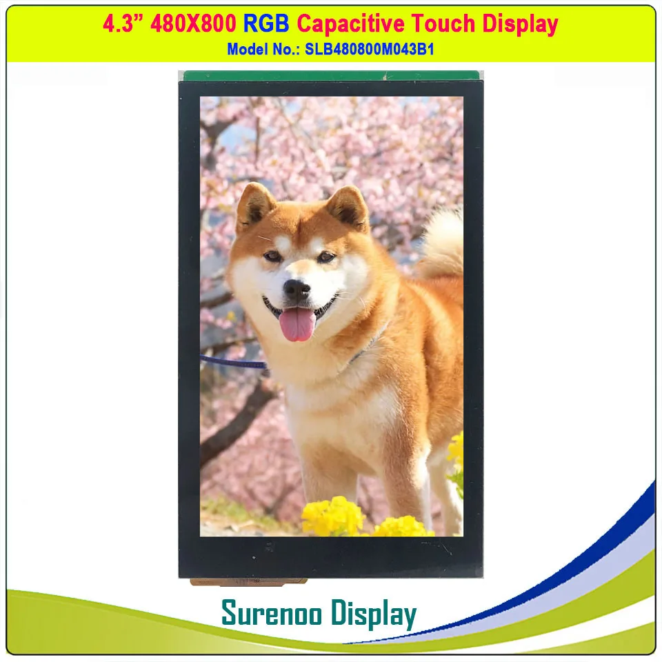 4 3 "480*800 резистивный емкостный сенсорный 40P_RGB LG4572B TFT ЖК модуль дисплей монитор