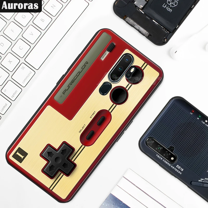 Чехол Auroras для OPPO A9 2020 полноразмерный защитный геймпад A5 мягкий чехол Ретро