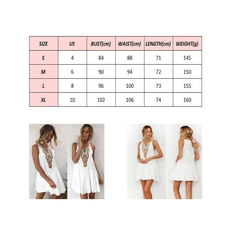 Women Summer Sleeveless Floral Printed Ruffles Loose Boho Casual Short Evening Party Beach Dresses Sundress
Women Summer Sleeveless Floral Printed Ruffles Loose Boho Casual Short Evening Party Beach Dresses Sundress