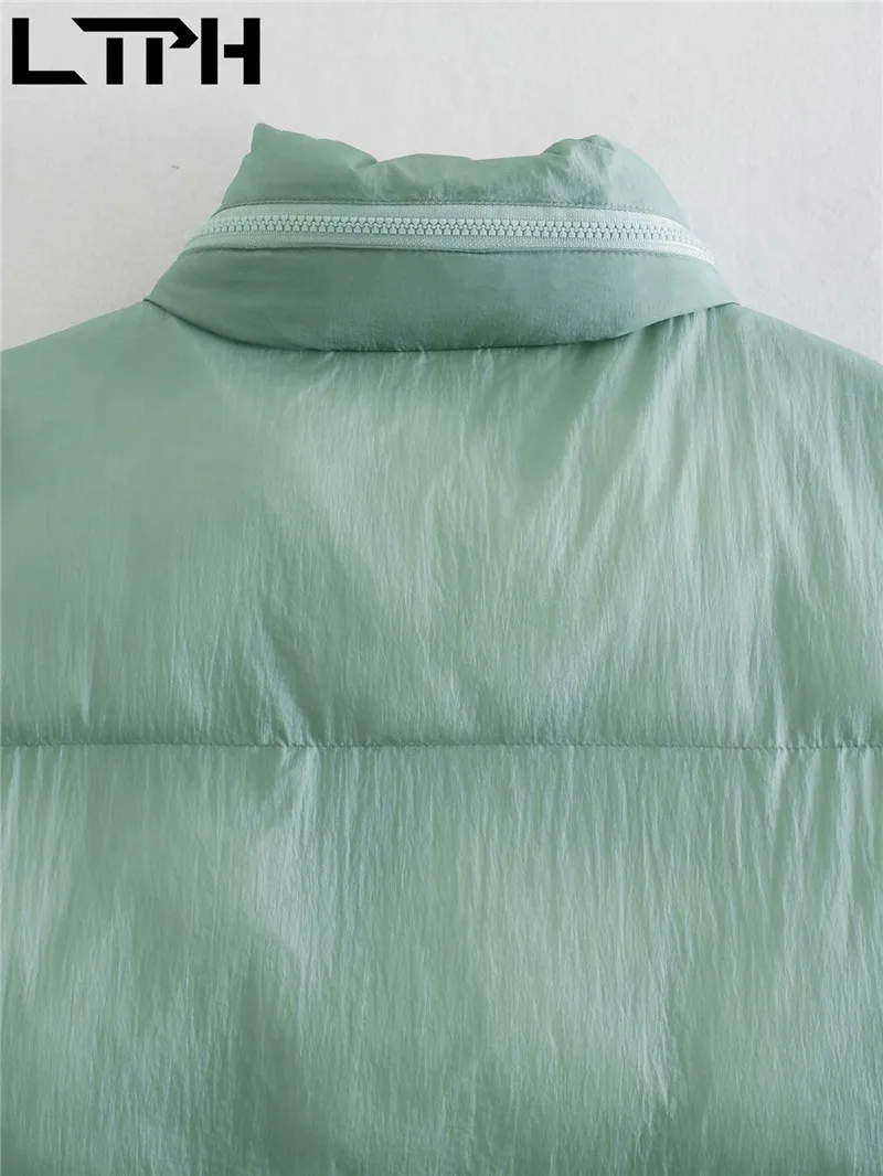 LTPH Solid color Sleeveless vest women coat Fashion simple zipper stand collar warm cotton Veats jacket 2020 Autumn Winter New
LTPH Solid color Sleeveless vest women coat Fashion simple zipper stand collar warm cotton Veats jacket 2020 Autumn Winter New