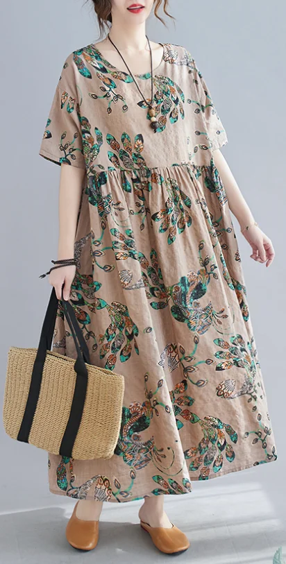 2021 original design summer new brand listed quality 100% cotton linen loose dress.
2021 original design summer new brand listed quality 100% cotton linen loose dress.