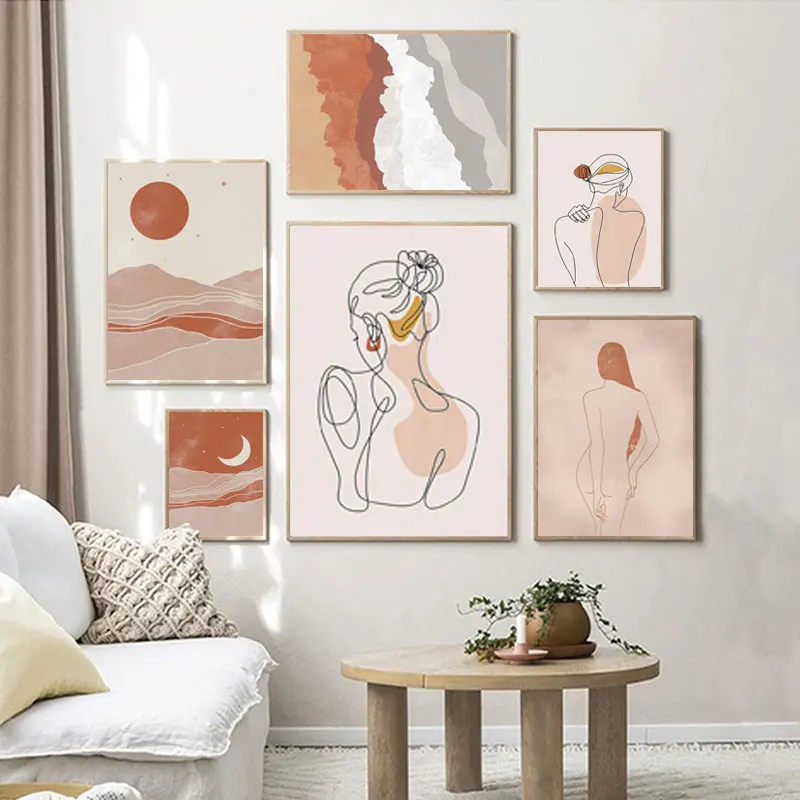 Abstract Vintage Line Art Sexy Lady Poster Boho Moon Sun Canvas Painting Nordic Prints Home Decoration For Livingroom Bed Room
Abstract Vintage Line Art Sexy Lady Poster Boho Moon Sun Canvas Painting Nordic Prints Home Decoration For Livingroom Bed Room