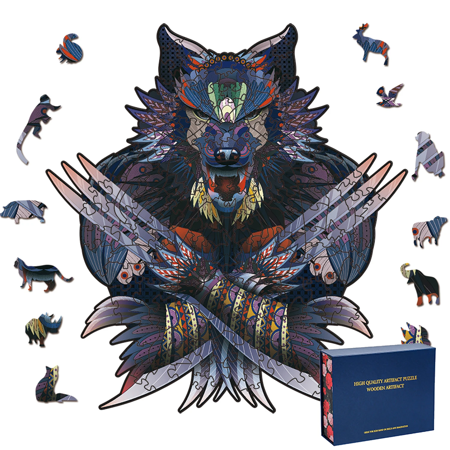 3D Wooden Puzzle Unique Mysterious Interactive Games Owl Cat Toys Animal Puzzles Boutique Birthday Gift Box For Kids Adult
3D Wooden Puzzle Unique Mysterious Interactive Games Owl Cat Toys Animal Puzzles Boutique Birthday Gift Box For Kids Adult