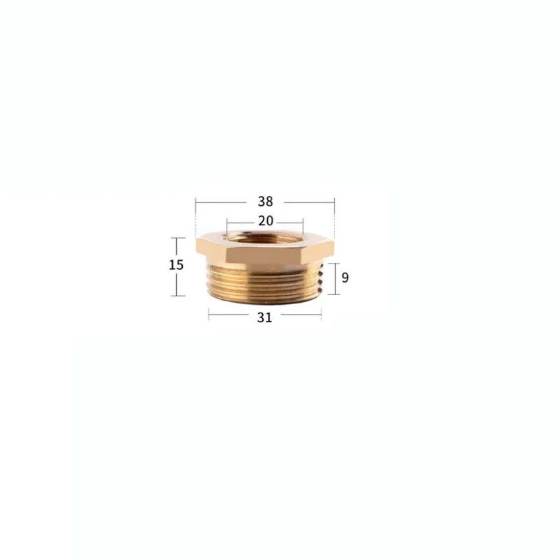 1/2" Female to 1" Male BSP Thread Pneumatic Brass Bushing Core Pipe Fitting Reducing Tube Connector for Air
1/2" Female to 1" Male BSP Thread Pneumatic Brass Bushing Core Pipe Fitting Reducing Tube Connector for Air
