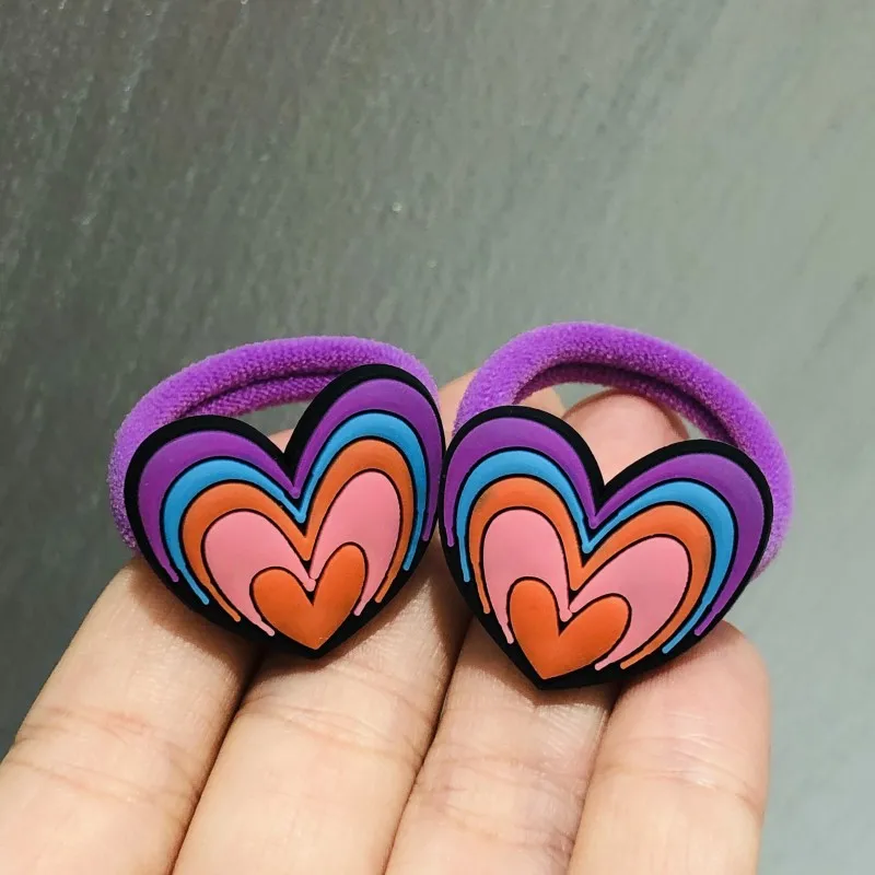 2Pcs Heart-shaped Bow-knot Hair Accessories Children Rubber Bands Scrunchies Elastic Hair Bands Girls Headband Decorations Ties
2Pcs Heart-shaped Bow-knot Hair Accessories Children Rubber Bands Scrunchies Elastic Hair Bands Girls Headband Decorations Ties