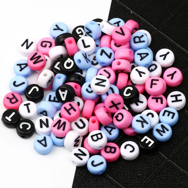 Flat Round Flower Heart Pattern Letter 100-500pcs Acrylic Beads Loose Beads For Jewelry Making DIY Earrings Bracelet Accessories
Flat Round Flower Heart Pattern Letter 100-500pcs Acrylic Beads Loose Beads For Jewelry Making DIY Earrings Bracelet Accessories