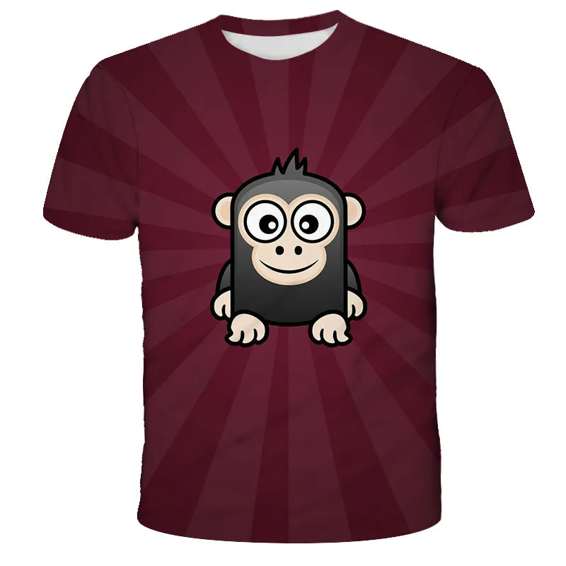 2021 Hot Summer Boys Boys Children's Animals 3D Printing Children's T-shirt O-neck Casual Short Sleeve
2021 Hot Summer Boys Boys Children's Animals 3D Printing Children's T-shirt O-neck Casual Short Sleeve