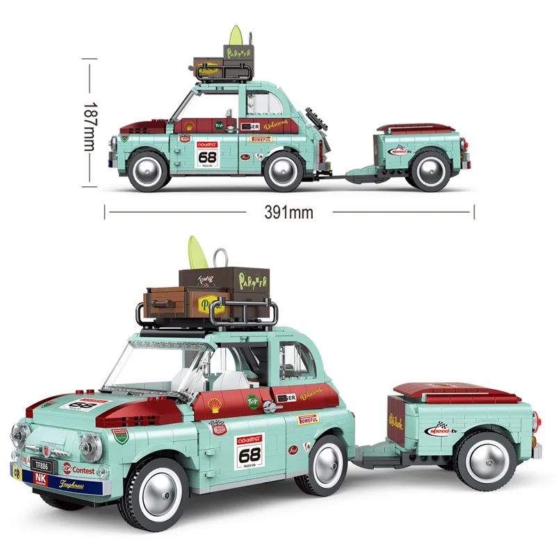 City Series Travel Picnic Car Building Block Creator Mini Vehicle BBQ Model DIY Assembly Bricks Toys Birthday Kid Adult Gifts
City Series Travel Picnic Car Building Block Creator Mini Vehicle BBQ Model DIY Assembly Bricks Toys Birthday Kid Adult Gifts