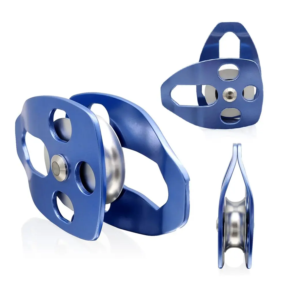 32KN Heavy Duty Pulley Single Sheave for Rigging Arborist Climbing Equipment Red/Blue
32KN Heavy Duty Pulley Single Sheave for Rigging Arborist Climbing Equipment Red/Blue