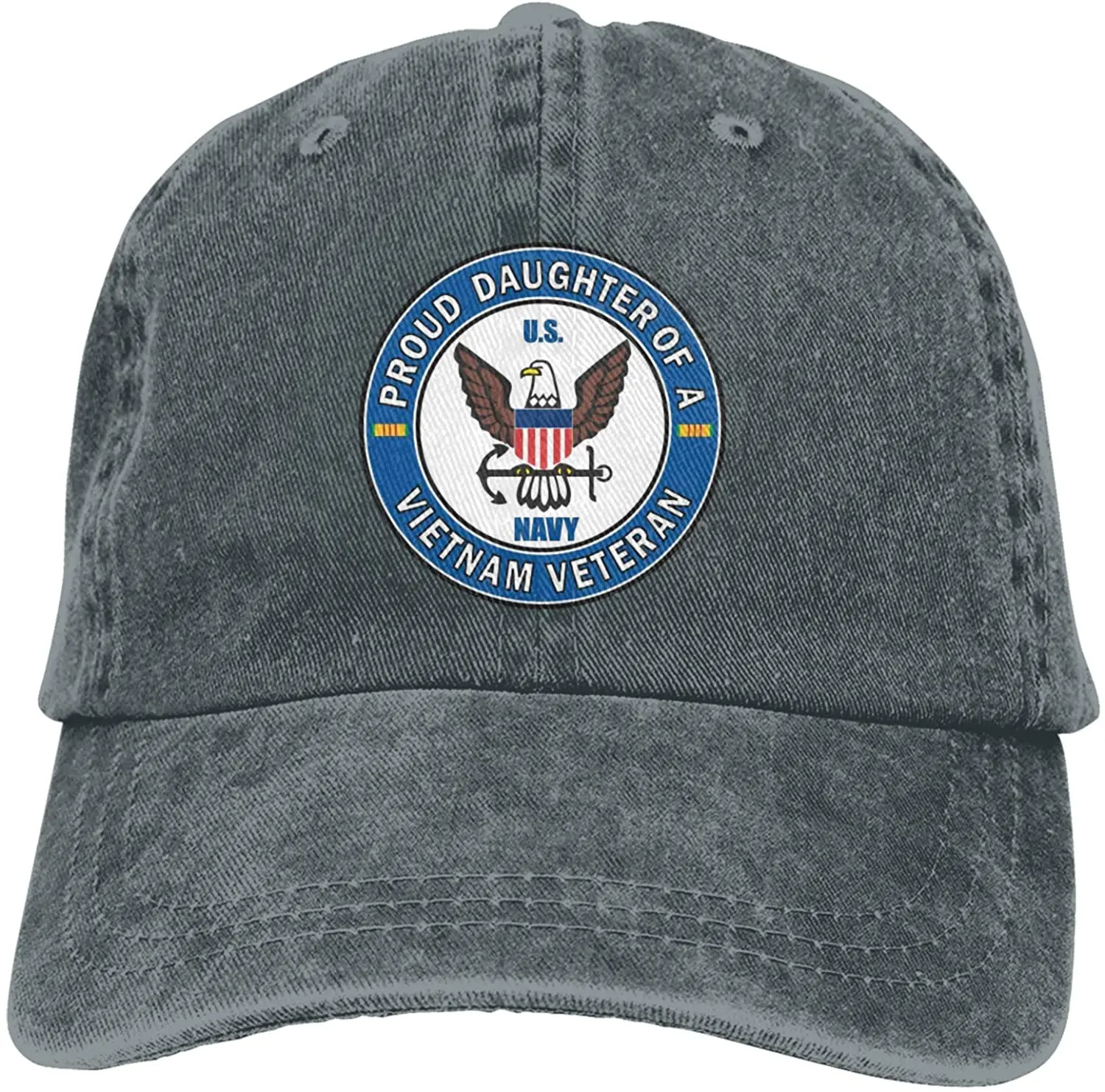 

U.S.Army Proud Daughter of A Vietnam Veteran Denim Dad Hat Cotton Vintage Baseball Cap Jeans Casquette Adjustable Trucker Caps