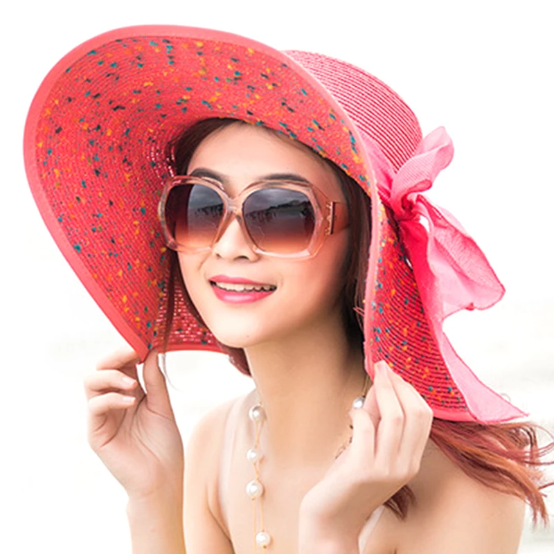 Women's Beach Hats Caps Summer Fashion Foldable Chiffon Floppy Sun Hats Casual Ladies Sombreros Bowknot Hat J55
Women's Beach Hats Caps Summer Fashion Foldable Chiffon Floppy Sun Hats Casual Ladies Sombreros Bowknot Hat J55