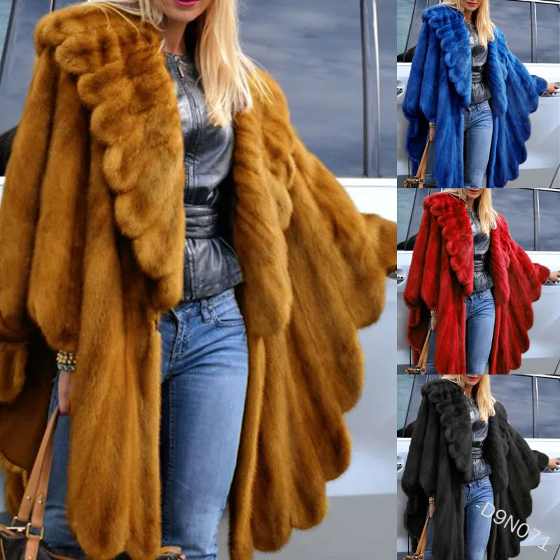 Rabbit Fur Coat Mid Length Faux Fur Women's Overcoat Fashion Solid Fur Coats for Women
Rabbit Fur Coat Mid Length Faux Fur Women's Overcoat Fashion Solid Fur Coats for Women