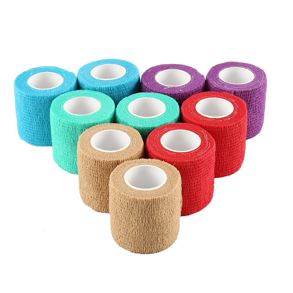 10 Rolls Colorful Self Adhesive Bandage Non Woven Finger Joints Athletic Wrap Tape Protector Elastic Band for Knee Support Pads
10 Rolls Colorful Self Adhesive Bandage Non Woven Finger Joints Athletic Wrap Tape Protector Elastic Band for Knee Support Pads