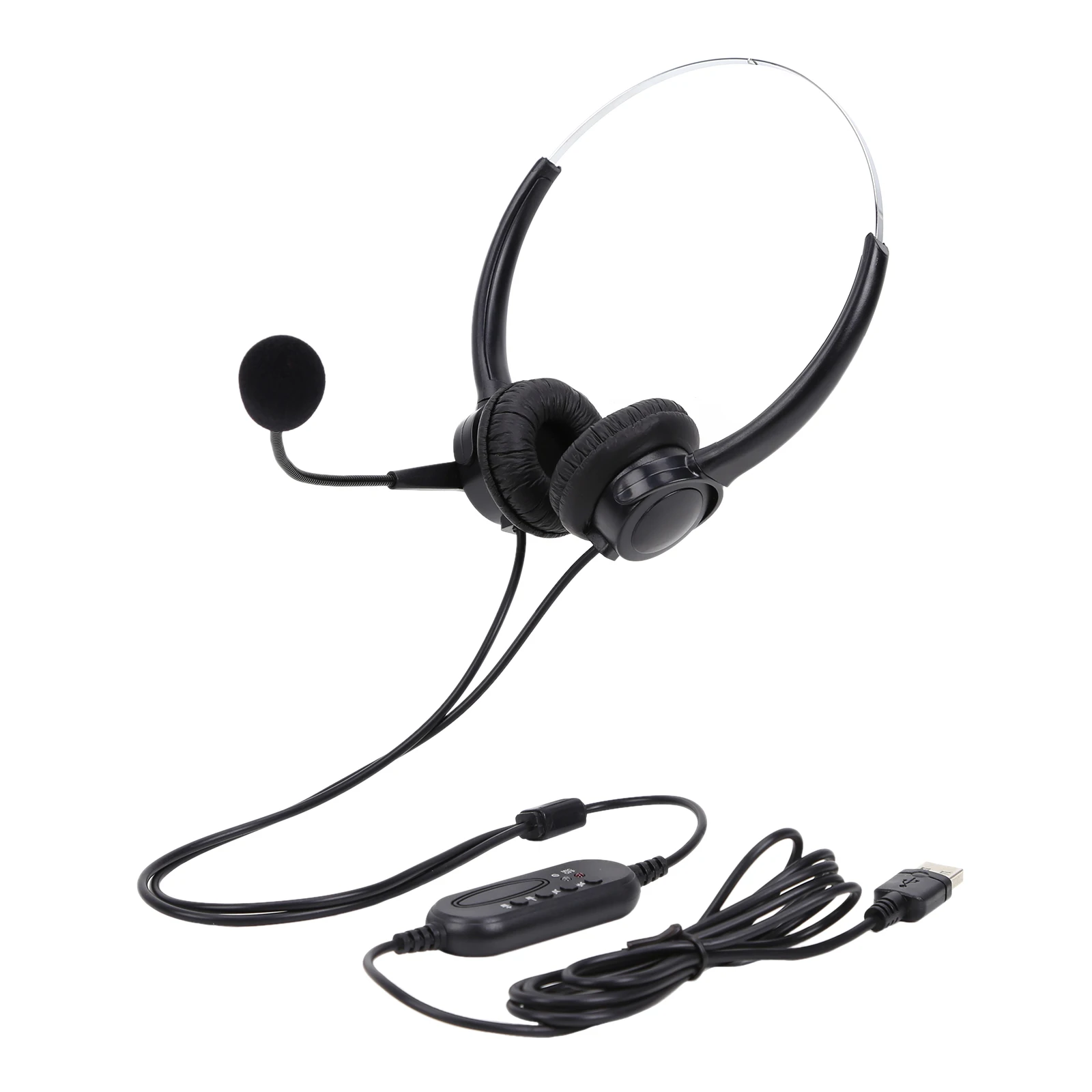 USB Computer Headset Noise Cancelling Headphone for Online Courses Cell Phone Mic Adjustable Headband Phone Headset
USB Computer Headset Noise Cancelling Headphone for Online Courses Cell Phone Mic Adjustable Headband Phone Headset
