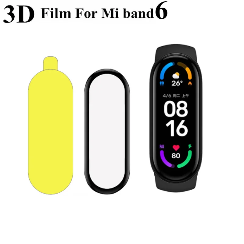 New 3D Protective Glass For Xiaomi Mi Band 6 Glass Film For Mi Band 6 Smart Watchband 6 Soft Screen Protector Film For Mi Band 6
New 3D Protective Glass For Xiaomi Mi Band 6 Glass Film For Mi Band 6 Smart Watchband 6 Soft Screen Protector Film For Mi Band 6