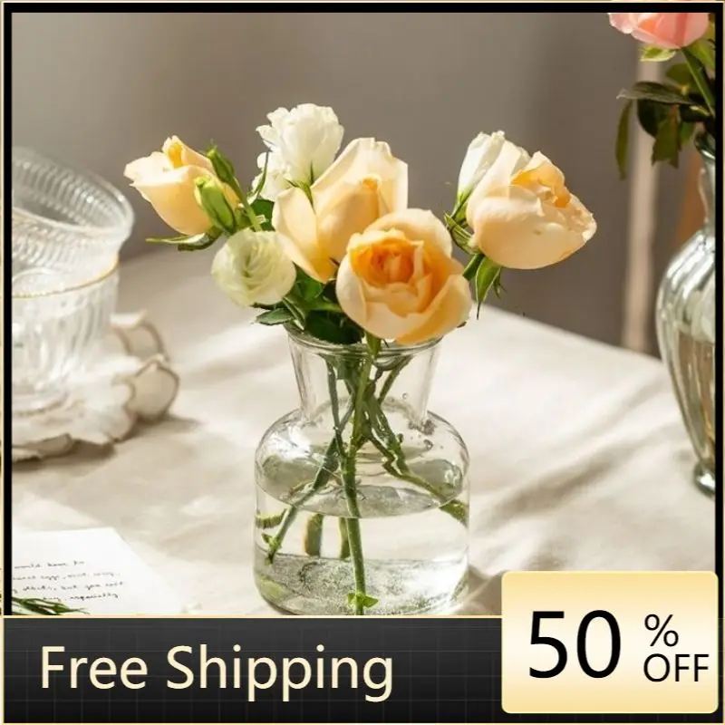 Small Nordic European Style Vase Glass Hydroponics Transparent Modern Vase Terrarium Maceteros Decoration Accessories AA50HP
Small Nordic European Style Vase Glass Hydroponics Transparent Modern Vase Terrarium Maceteros Decoration Accessories AA50HP