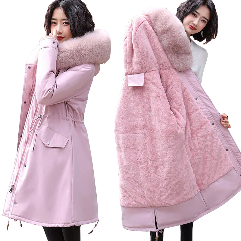 New 2021 Women's jackets parkas Female coat Winter Warm Fur Lining Hooded Winter Jacket Women Big fur collar Women's down jacket
New 2021 Women's jackets parkas Female coat Winter Warm Fur Lining Hooded Winter Jacket Women Big fur collar Women's down jacket