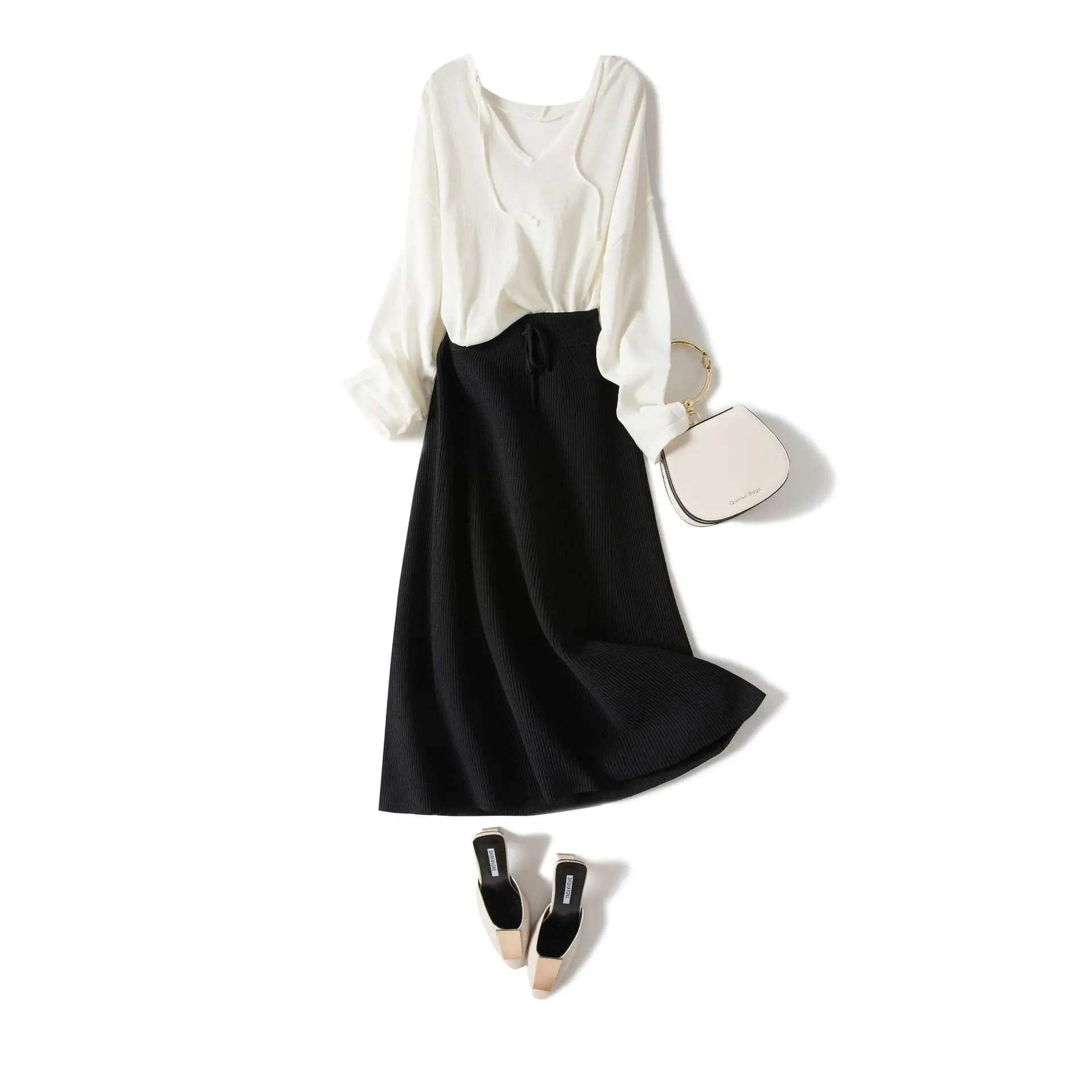 Women A-Line Thick Winter Skirt Black Faldas Jupe Femme Saia Autumn Women High Waist Knitted Long Skirt Stretch Vintage
Women A-Line Thick Winter Skirt Black Faldas Jupe Femme Saia Autumn Women High Waist Knitted Long Skirt Stretch Vintage