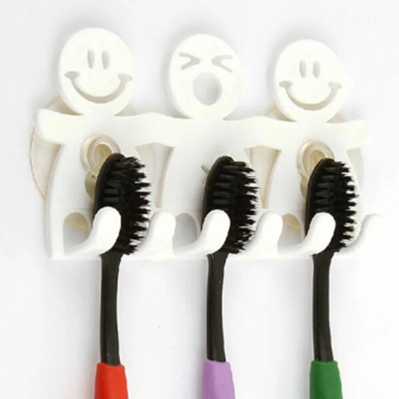Bathroom Toothbrush Holder Rack Wall Mount Cute Smiley Face Toothbrush Holders Stand Wall Sucker Toothbrush Stand Organizer
Bathroom Toothbrush Holder Rack Wall Mount Cute Smiley Face Toothbrush Holders Stand Wall Sucker Toothbrush Stand Organizer