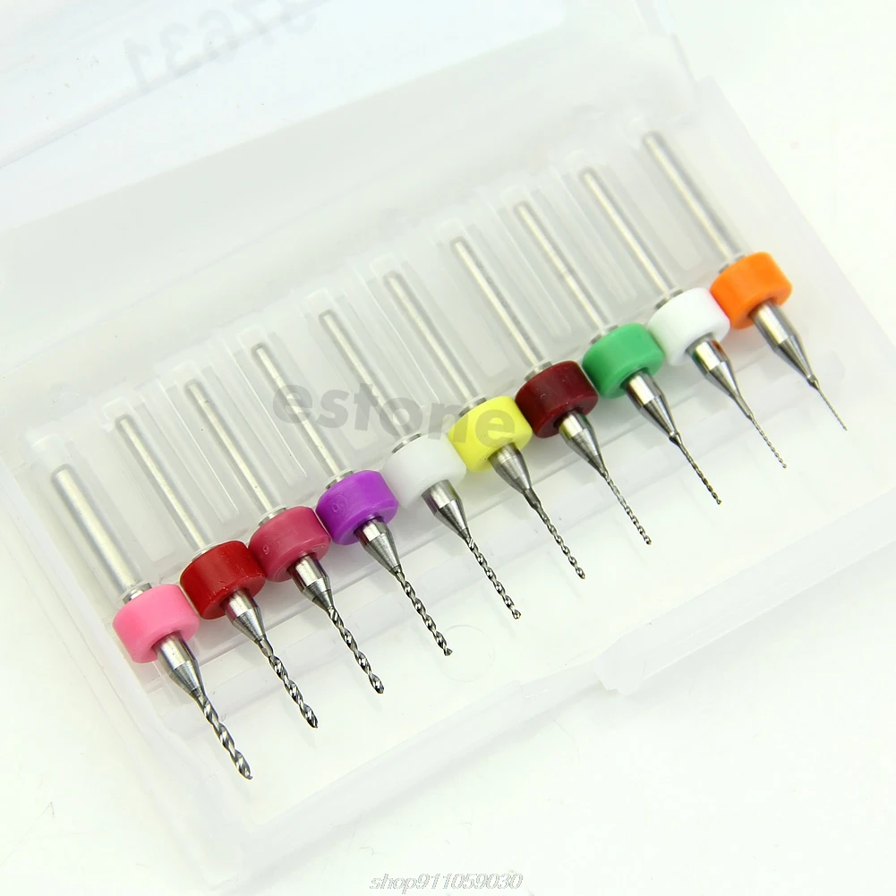 10Pcs PCB Print Circuit Board Carbide Micro Drill Bits Tool 0.3mm to 1.2 mm NEW M02 21 Dropship
10Pcs PCB Print Circuit Board Carbide Micro Drill Bits Tool 0.3mm to 1.2 mm NEW M02 21 Dropship