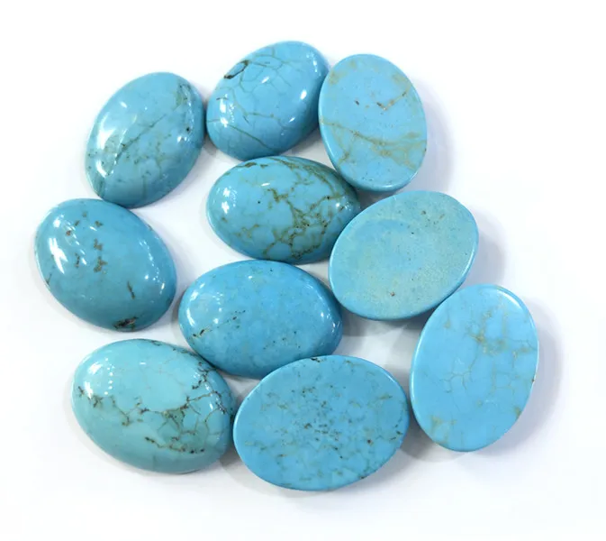 Natural Turquoise Cabochon Wholesale stone natural Oval shape 18x25mm beads for jewelry making pendant charms 10pcs/lot
Natural Turquoise Cabochon Wholesale stone natural Oval shape 18x25mm beads for jewelry making pendant charms 10pcs/lot