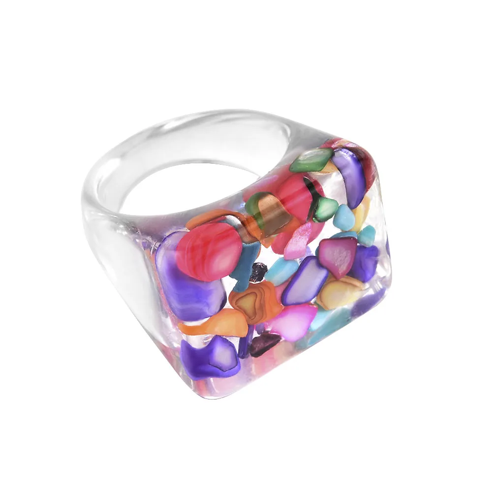 2021 New Colorful Transparent Acrylic Irregular Marble Pattern Ring Resin Tortoise Rings for Women Girls Jewelry Wholesale Gift
2021 New Colorful Transparent Acrylic Irregular Marble Pattern Ring Resin Tortoise Rings for Women Girls Jewelry Wholesale Gift