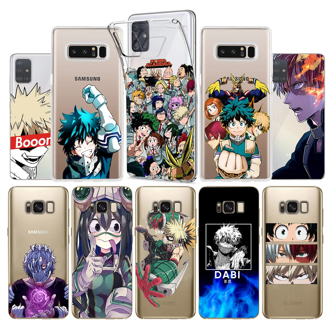 My Hero Academia Case for Samsung Galaxy A21S A32 A41 A52 A72 A71 A70 4G/5G S10 S20 S21 Plus Ultra Cover Transparent
My Hero Academia Case for Samsung Galaxy A21S A32 A41 A52 A72 A71 A70 4G/5G S10 S20 S21 Plus Ultra Cover Transparent